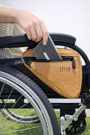 Wheelchair Armrest Bag - Tan