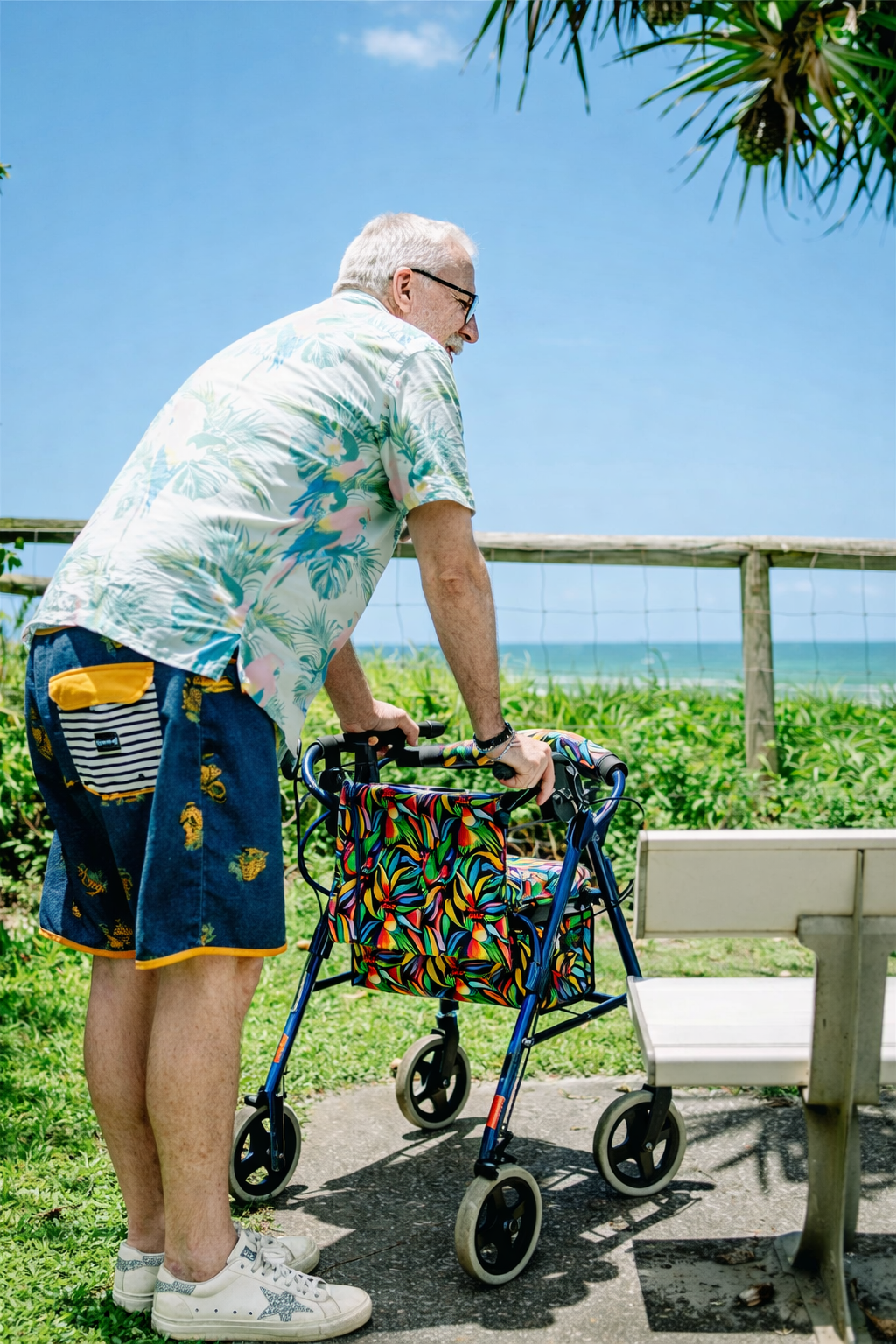 Walker Wardrobe- Party of Parrots