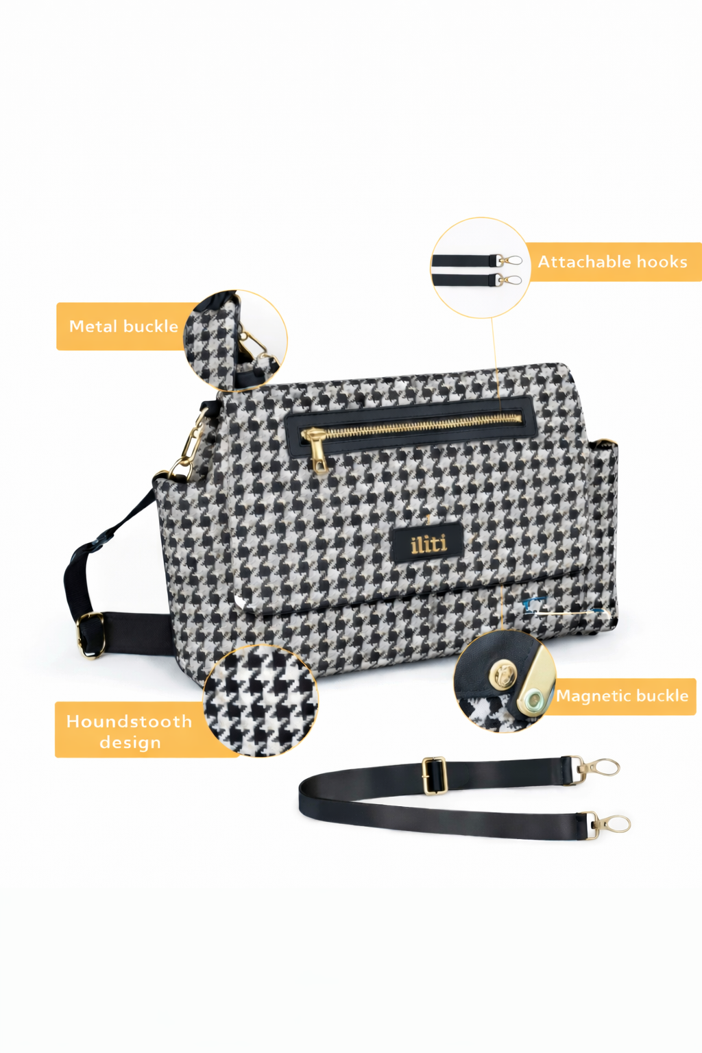 Universal Mobility Bag - Black & White