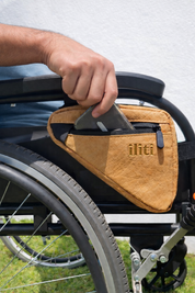 Wheelchair Armrest Bag - Tan