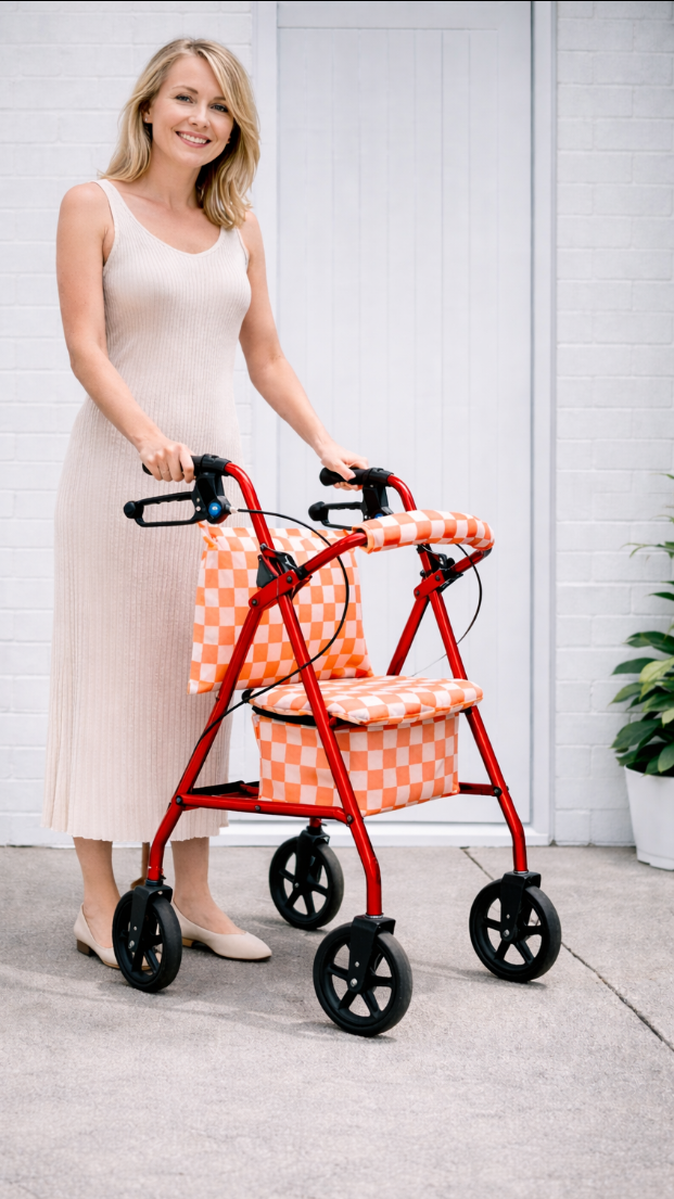 Walker Wardrobe- Tangerine Blush Gingham