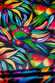 Walker Cover - Wardrope - Party of Parrot material swatch 